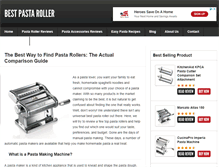 Tablet Screenshot of pastaroller.org